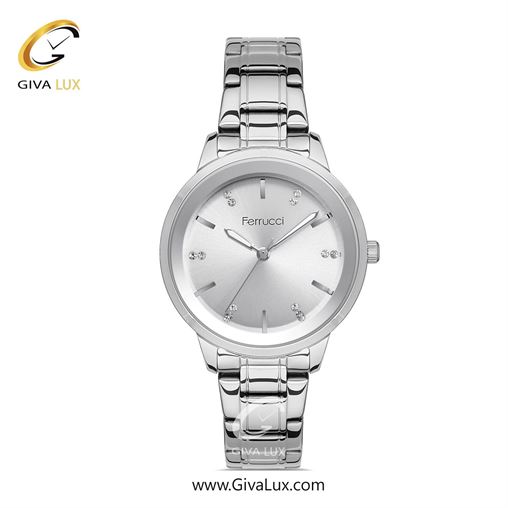 ساعت مچی اورجینال زنانه فروچی Ferrucci نقره ای | نقره ای| نقره ای| کد رفرنس  fcf.13643M.01 13863M.01.jpg