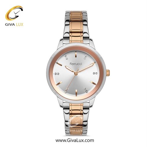 ساعت مچی اورجینال زنانه فروچی Ferrucci طلایی | نقره ای-طلایی| نقره ای| کد رفرنس fcf.13863M.02 13863M.03.jpg