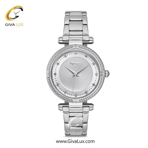 ساعت مچی اورجینال زنانه فروچی Ferrucci نقره ای | نقره ای| نقره ای| کد رفرنس fcf.13933FM.01 14337M.01.jpg