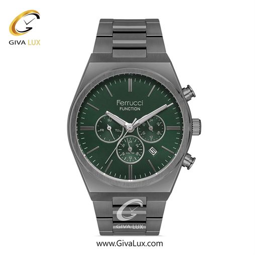 ساعت مچی اورجینال مردانه فروچی Ferrucci سه موتوره کرنوگراف نقره ای | نقره ای| نقره ای| کد رفرنس fcf.14490FM.01 14490FM.02.jpg