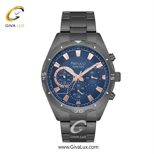 ساعت مچی اورجینال مردانه فروچی Ferrucci سه موتوره فول تایم مشکی | مشکی| مشکی| کد رفرنس fcf.14514FM.03 14514FM.04.jpg