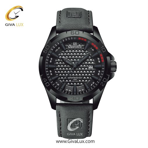 ساعت مچی اورجینال مردانه ناوی فورس|Naviforce|نوی فورس|نیوی فورس مشکی | طوسی| طوسی| کد رفرنس NF8023-B/GY/GY