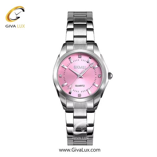ساعت مچی اورجینال زنانه اسکمی (Skmei) نقره ای | نقره ای| صورتی| کد رفرنس 1620