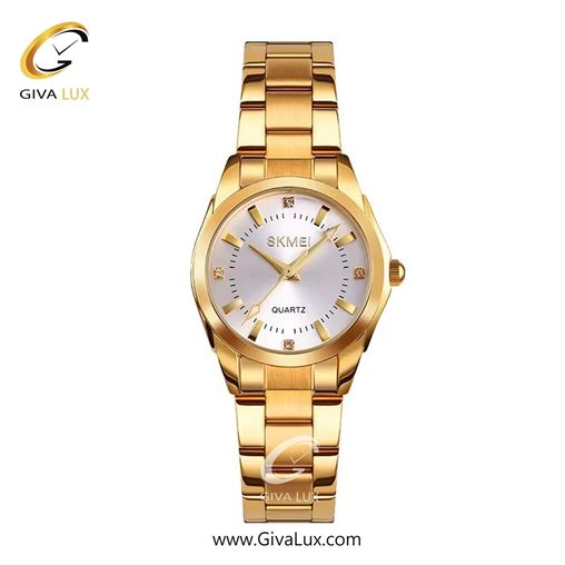ساعت مچی اورجینال زنانه اسکمی (Skmei) طلایی | طلایی| نقره ای| کد رفرنس 1620