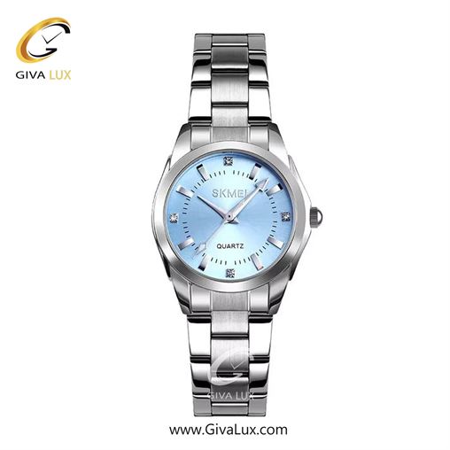 ساعت مچی اورجینال زنانه اسکمی (Skmei) نقره ای | نقره ای| آبی| کد رفرنس 1620