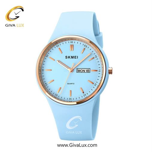 ساعت مچی اورجینال زنانه اسکمی (Skmei) رزگلد-آبی | آبی| آبی| کد رفرنس 1747