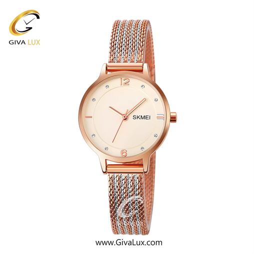 ساعت مچی اورجینال زنانه اسکمی (Skmei) رزگلد | رزگلد-نقره ای| رزگلد| کد رفرنس 1874