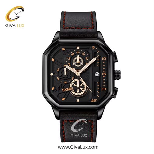 ساعت مچی اورجینال مردانه اسکمی (Skmei) سه موتوره کرنوگراف مشکی | مشکی| مشکی| کد رفرنس 1963