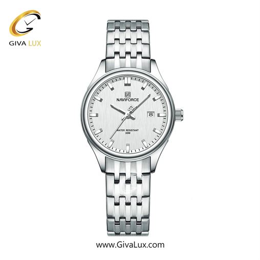 ساعت مچی زنانه تک موتوره بند استیل نقره ای ناوی فورس(نیوی فورس)  NF8039 S/S/BE 19_SSW.jpg