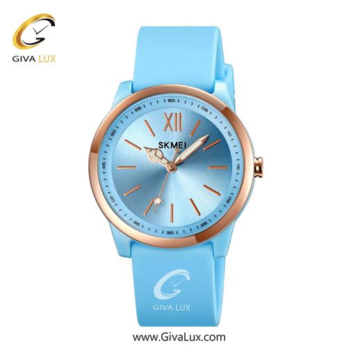 ساعت مچی اورجینال زنانه اسکمی (Skmei)  رزگلد | آبی| آبی| کد رفرنس 2008