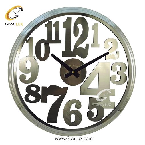 ساعت دیواری اورجینال آرتمیس آلیاژ فلزی طلایی| کد رفرنس 2015Gold 2015-Silver.jpg