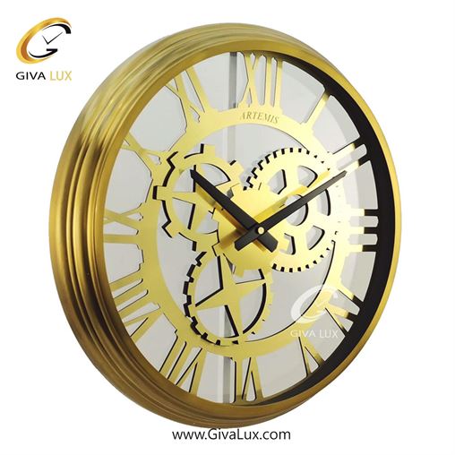 ساعت دیواری اورجینال آرتمیس آلیاژ فلزی طلایی| کد رفرنس 2016Gold 2017-Gold-2.jpg