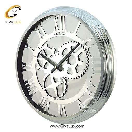 ساعت دیواری اورجینال آرتمیس آلیاژ فلزی طلایی| کد رفرنس 2017Gold 2017-Silver-1.jpg