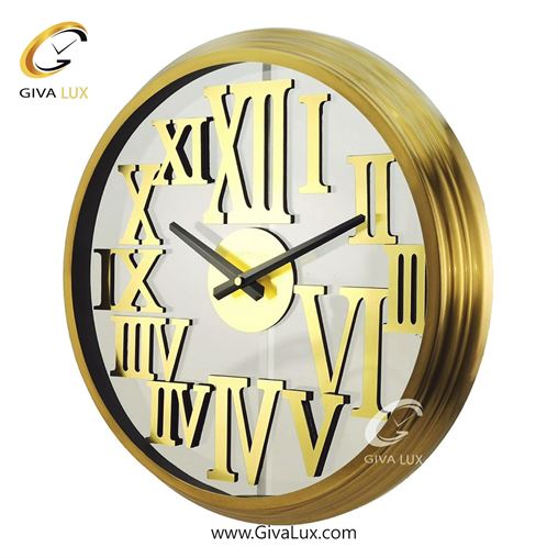 ساعت دیواری اورجینال آرتمیس آلیاژ فلزی طلایی| کد رفرنس 12521، مدل: 2017Gold 2018-Gold-2.jpg