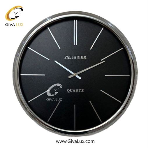 ساعت دیواری اورجینال پالادیوم آلیاژ فلزی نقره ای| کد رفرنس 2020