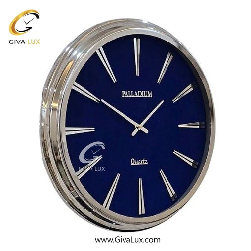 ساعت دیواری اورجینال پالادیوم آلیاژ فلزی نقره ای| کد رفرنس 2021
