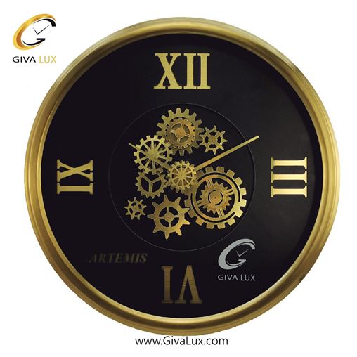 ساعت دیواری اورجینال آرتمیس آلیاژ فلزی طلایی| کد رفرنس 11320، مدل: 2021Gold 2021-Antic.jpg