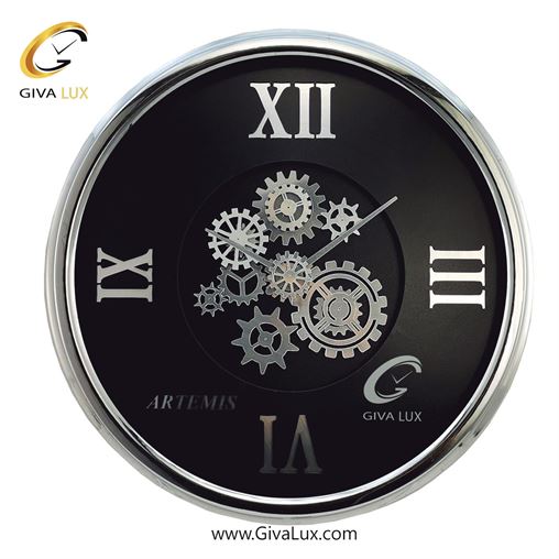 ساعت دیواری اورجینال آرتمیس آلیاژ فلزی نقره ای| کد رفرنس 20180، مدل: 2021Silver