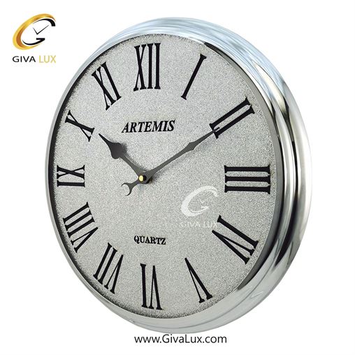 ساعت دیواری اورجینال آرتمیس آلیاژ فلزی طلایی| کد رفرنس 12734، مدل: 2024Gold 2024-Silver-2.jpg