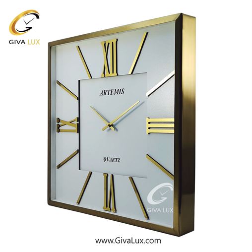 ساعت دیواری اورجینال آرتمیس آلیاژ فلزی طلایی| کد رفرنس 12739، مدل: 2026GoldBlack 2026-Gold-White-1.jpg