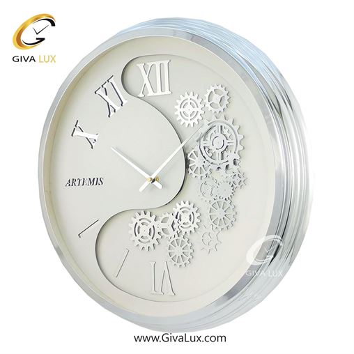 ساعت دیواری اورجینال آرتمیس آلیاژ فلزی طلایی| کد رفرنس 90003، مدل: 2029Gold 2029-Silver-2.jpg