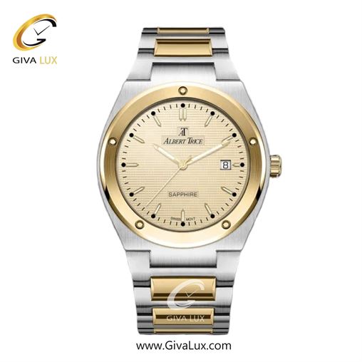 ساعت مچی اورجینال مردانه آلبرت ترایس طلایی | طلایی-نقره ای| طلایی| کد رفرنس AT20343