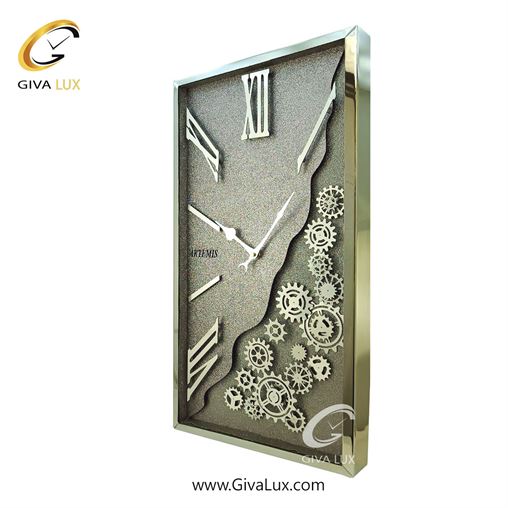 ساعت دیواری اورجینال آرتمیس آلیاژ فلزی طلایی| کد رفرنس 90006، مدل: 2035Gold 2035-Silver-2.jpg