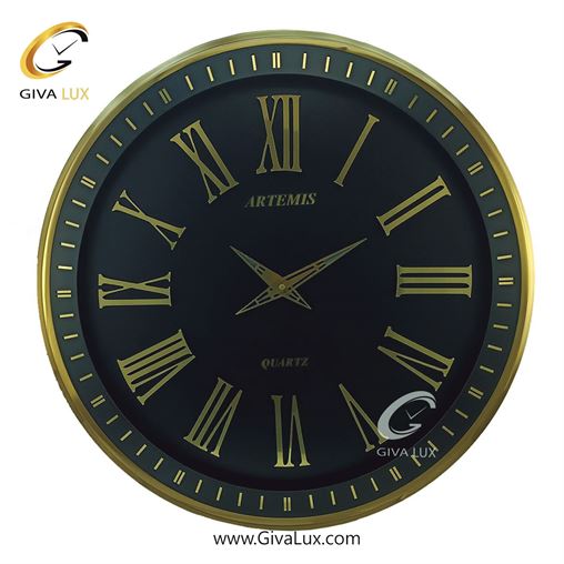 ساعت دیواری اورجینال آرتمیس آلیاژ فلزی طلایی| کد رفرنس 90008، مدل: 2034Gold 2036-Gold-Black.jpg