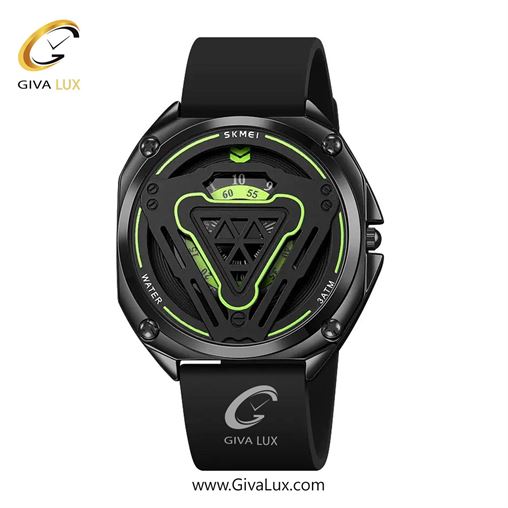 ساعت مچی اورجینال مردانه اسکمی (Skmei) مشکی | مشکی| مشکی-فسفری| کد رفرنس 2062