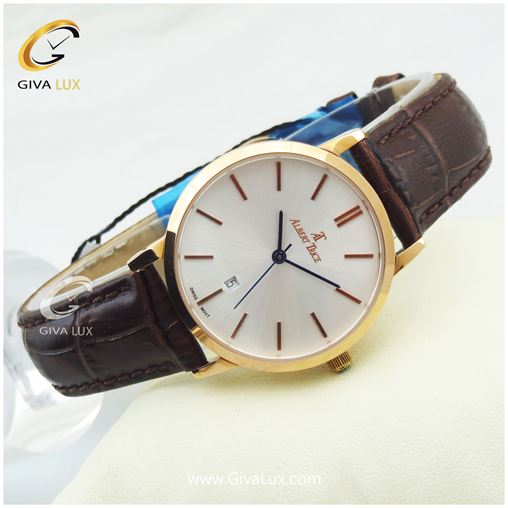 ساعت مچی زنانه بند چرمی آلبرت ترایس مدل AT20273