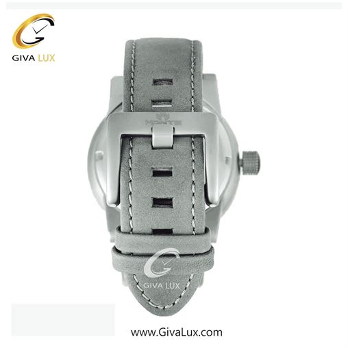 پک کادویی ساعت مچی مردانه بند استیل نقره ای مونته با بند اضافه چرمی طوسی M751340 GRAYW 22118-1.jpg