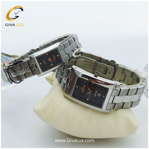 ست ساعت  استیل الگانس (قاب مستطیل)