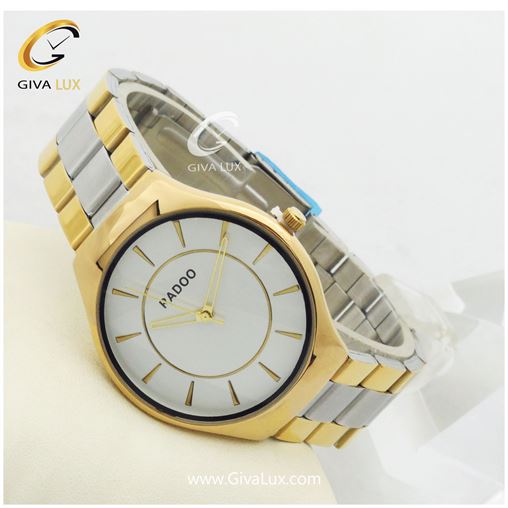 ساعت مردانه بند فلزی دو رنگ رادو