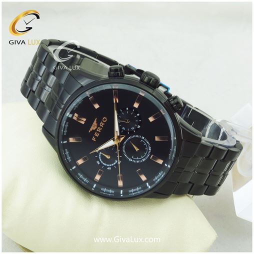 ساعت مچی مردانه سه موتوره فرو FERRO مدل FM31084AWT