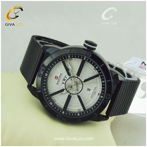 ساعت مچی مردانه نیوی فورس مشکی مدل NF۹۱۵۵M