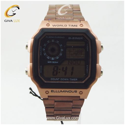 ساعت مچی مردانه بند استیل فول کافی ، دیجیتال دیزاینر 