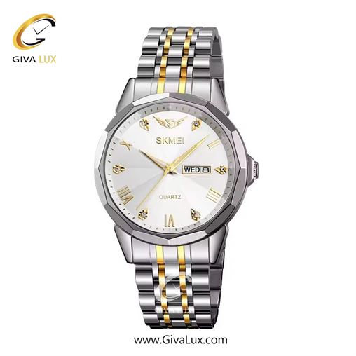 ساعت مچی اورجینال مردانه اسکمی (Skmei) نقره ای | طلایی-نقره ای| نقره ای| کد رفرنس 2291