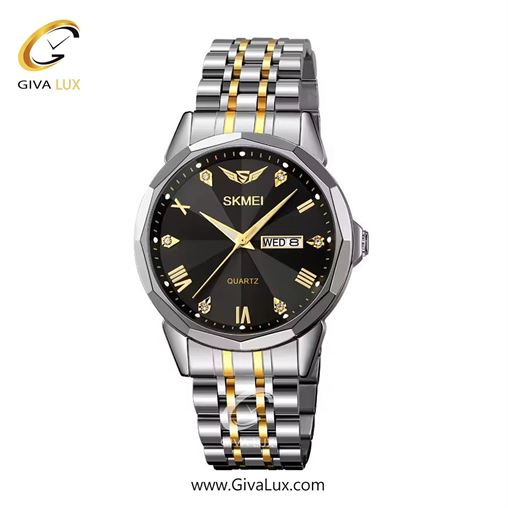 ساعت مچی اورجینال مردانه اسکمی (Skmei) نقره ای | طلایی-نقره ای| مشکی| کد رفرنس 2291