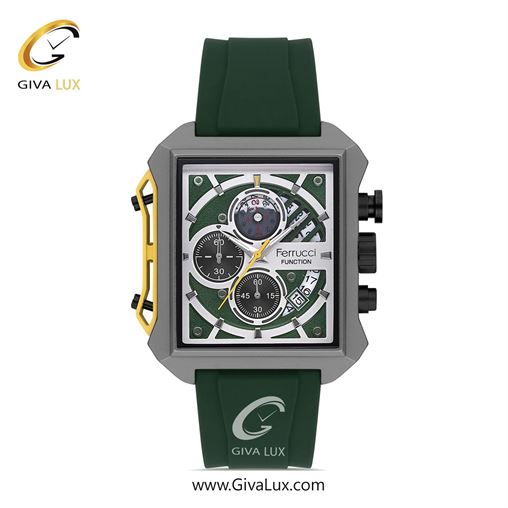 ساعت مچی اورجینال مردانه فروچی Ferrucci سه موتوره کرنوگراف تیتانیوم | قرمز| مشکی| کد رفرنس  FCF 23002S.1 23002S.2.jpg