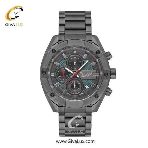 ساعت مچی اورجینال مردانه فروچی Ferrucci سه موتوره کرنوگراف مشکی | نقره ای| سرمه ای| کد رفرنس FCF 23006M.2 23006M.3.jpg