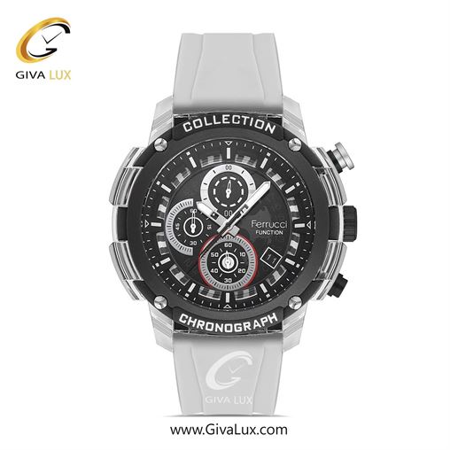 ساعت مچی اورجینال مردانه فروچی Ferrucci سه موتوره کرنوگراف نقره ای | سبز| دودی|تیتانیوم| کد رفرنس FCF 23004S.8 23008S.1.jpg