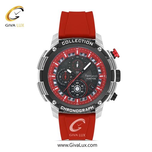 ساعت مچی اورجینال مردانه فروچی Ferrucci سه موتوره کرنوگراف تیتانیوم | سبز| دودی|تیتانیوم| کد رفرنس FCF 23008S.5 23008S.6.jpg