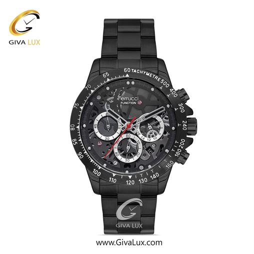 ساعت مچی اورجینال مردانه فروچی Ferrucci سه موتوره کرنوگراف تیتانیوم | نقره ای-مشکی| مشکی| کد رفرنس FCF 23009M.3 23009M.4.jpg