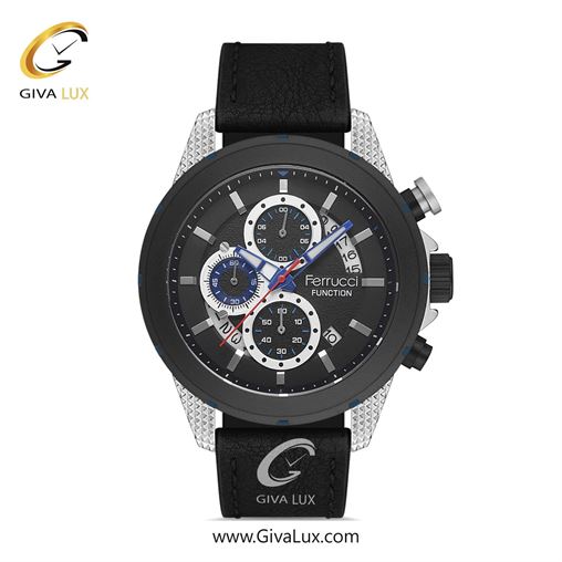 ساعت مچی اورجینال مردانه فروچی Ferrucci سه موتوره کرنوگراف مشکی | مشکی| مشکی| کد رفرنس FCF 23003S.2 23010K.1.jpg