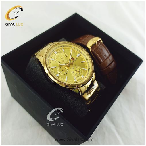 پک ساعت مچی مردانه استیل فول تایم ناوی فورس با بند اضافه مدل NF9089M 23310.jpg