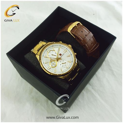 پک ساعت مچی مردانه استیل فول تایم ناوی فورس با بند اضافه مدل NF9089M 23312.jpg