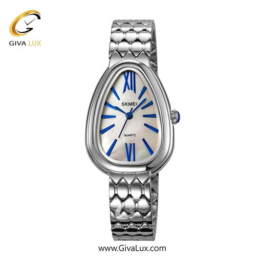 ساعت مچی اورجینال زنانه اسکمی (Skmei) نقره ای | نقره ای| سفید صدفی| کد رفرنس 2332