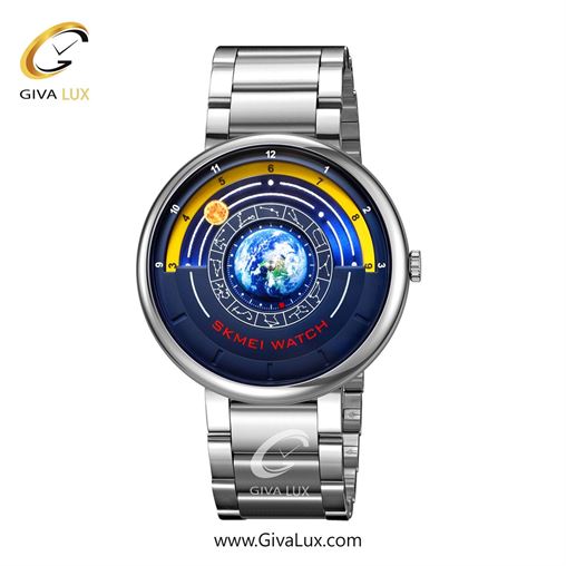 ساعت مچی اورجینال مردانه اسکمی (Skmei) نقره ای | نقره ای| آبی| کد رفرنس 2361