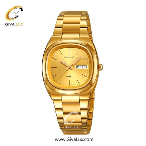 ساعت مچی اورجینال مردانه اسکمی (Skmei)  طلایی | طلایی| طلایی| کد رفرنس 2420