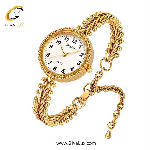 ساعت مچی اورجینال زنانه اسکمی (Skmei) طلایی | طلایی| سفید| کد رفرنس 2548 2548-03.jpg